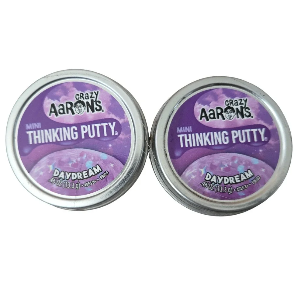 Crazy Aaron's Thinking Putty Kids MINI 0.47oz Purple Daydream Set of 2 P9820